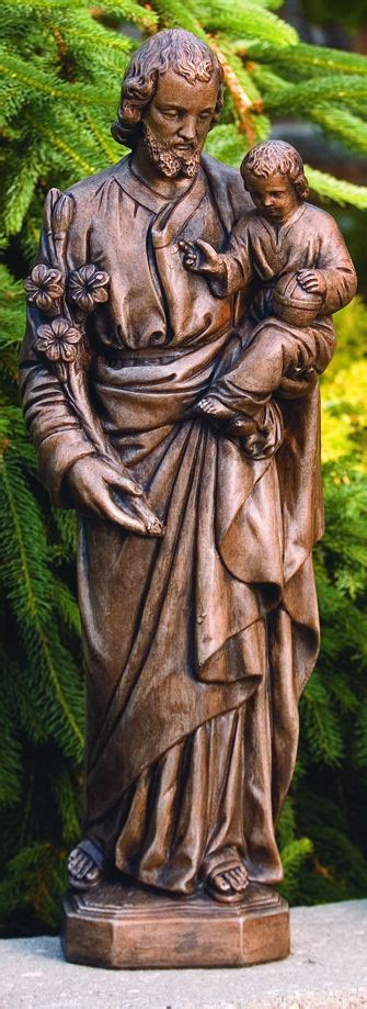 Saint Joseph With Child Garden Statue 26