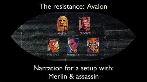 Merlin And Assassin In Play The Base Game Narration For The
