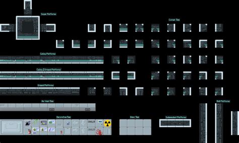 2d Platformer Tileset Laboratory Gamedev Market