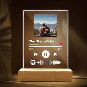 The Night We Met By Lord Huron Custom Spotify Code Music Smooth Night