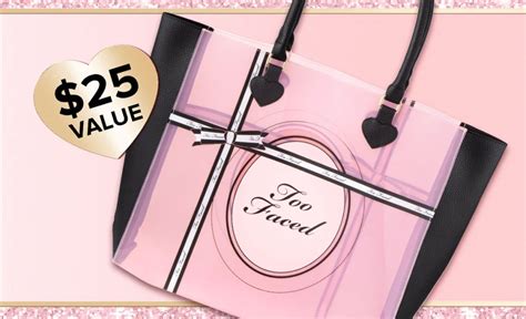 117 Worth Of Too Faced Cosmetics Just 58 Shipped Free Tote Bag And Samples 25 Value