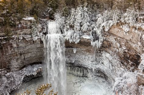Hike To See The Frozen Beauty Of Fall Creek Falls Tennessees Largest