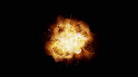 Realistic Explosion And Blasts With Alpha Channel Vfx Element Stock