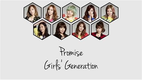Girls Generation Promise Han Rom Eng [color Coded] Lyrics Youtube