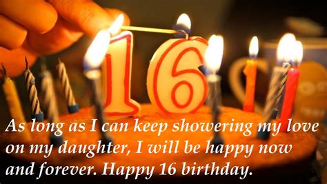 Beautiful 16th Birthday Wishes For Daughter Vitalcute