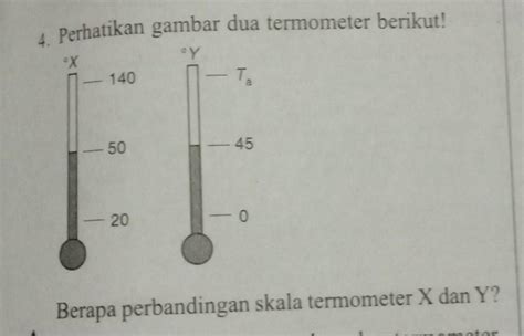 Perbandingan Skala Termometer Berikut Ini Yang Benar Adalah