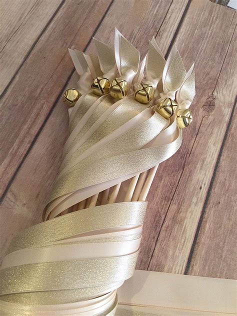 I'm wondering if anyone out there is using wedding wands for their reception. Amazon.com: 100 Shimmer wedding ribbon wands gold and nude ...