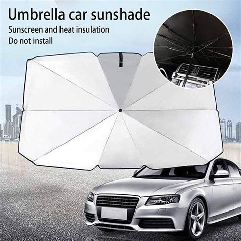 Buy Car Windshield Sunshade Umbrellas Foldable Upd50 Block Uv Rays Keep