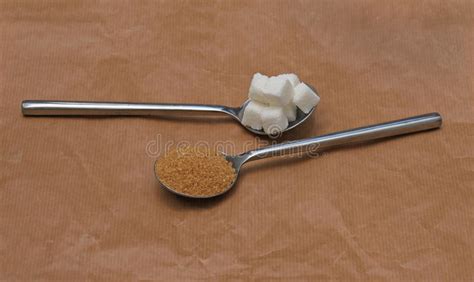 Spoons Sugar Stock Photo Image Of Spoon Cane Sugar 63828124