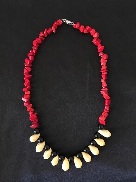 Aboriginal Shell Necklace Etsy