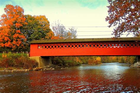 Covered Bridges Of Bennington County Vermont Begins Here
