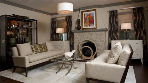 Neutral Gray Living Room With Cream Sofas Hgtv