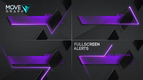 Purple Twitch Alert With Sound Instant Download