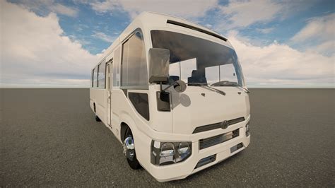 Toyota Coaster 3d Model By Alphagroup
