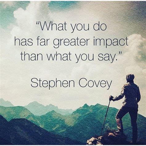 What if every time we wanted change, we just went and used actions to get what we wanted? Actions speak louder than words. What will you do today? # ...