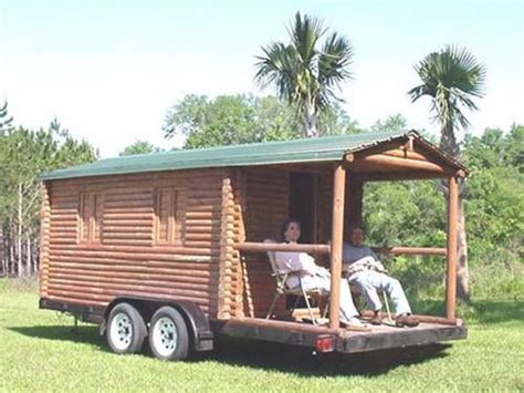 Log Cabin Trailer Camper Concession Stand Real Logs 6500 Cabin