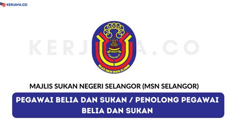 Ketahui bagaimana hendak menjawab dan melengkapkan diri dengan skema jawapan. Jawatan Kosong Terkini Majlis Sukan Negeri Selangor (MSN ...