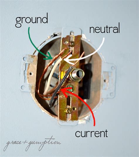 How To Ground A Light Fixture With Old Wiring