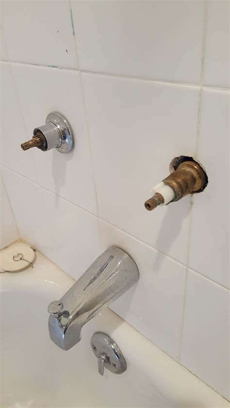 Faucet What Is This Part Called On A Bathtub Handle Home