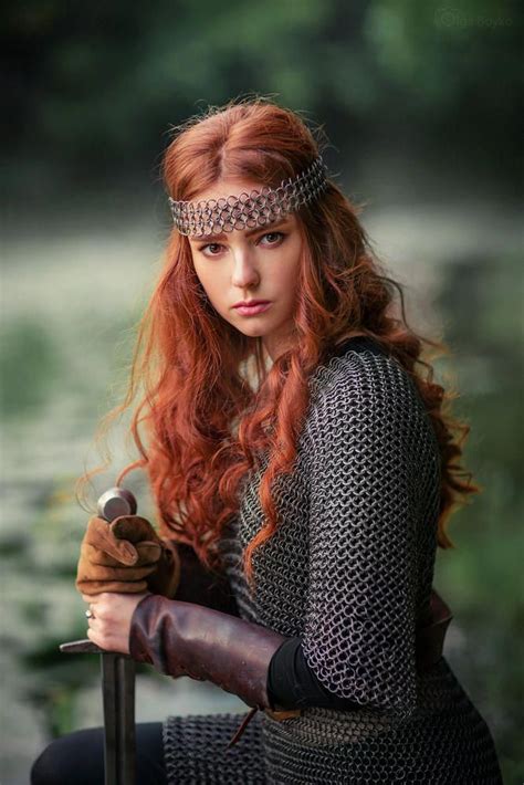 Just Redhair Medieval Woman Рыцарское Knightly © Olga Boyko