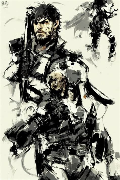 Metal Gear Soild Snake By Ashley Wood Character Stable Diffusion