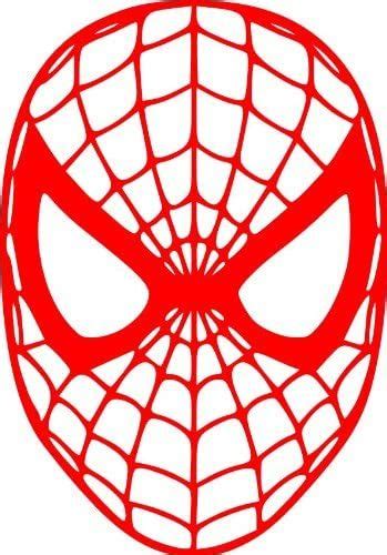 Amazon.com: JP Vinyl Design - Spider Man Mask Face -Vinyl Decal - 20