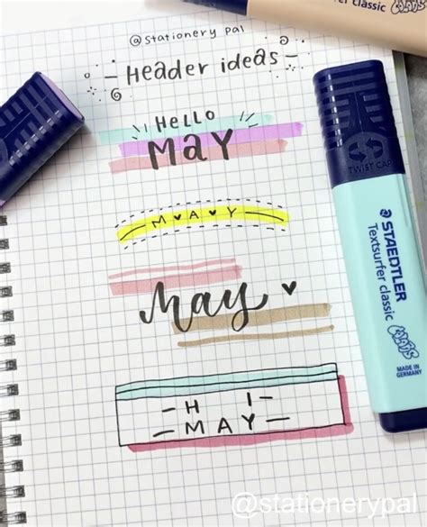 23 Best May Bujo Titles To Brighten Up Your Spreads Atinydreamer