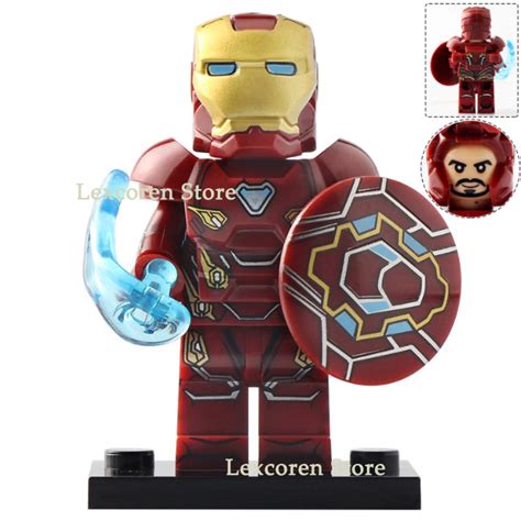 Tony Stark Iron Man Mk 85 Defense Marvel Avengers Endgame Lego