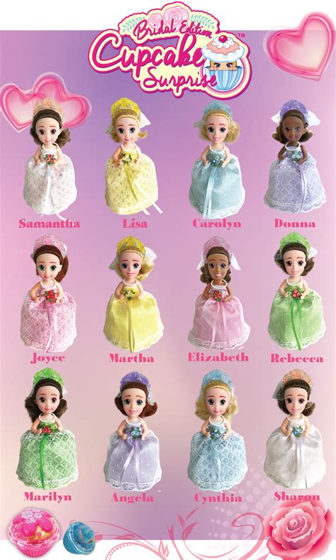 Cupcake Surprise Doll Toys Bridal Edition Names Toys For Girls