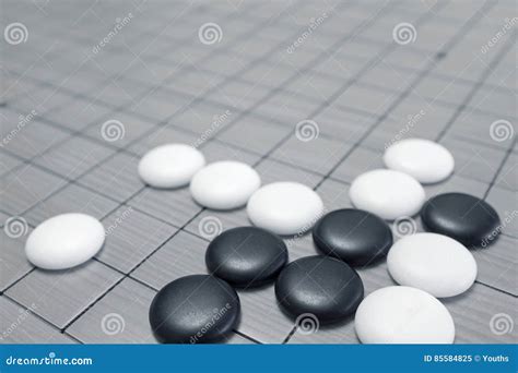 Go Game Or Weiqi Chinese Board Game Stock Image Image Of Oriental
