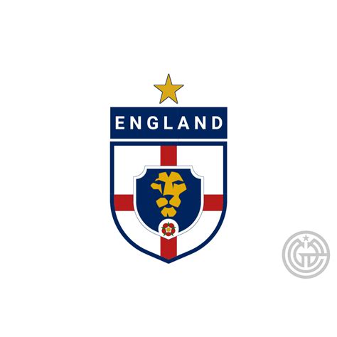 England Football Team Crests Redesign Concept