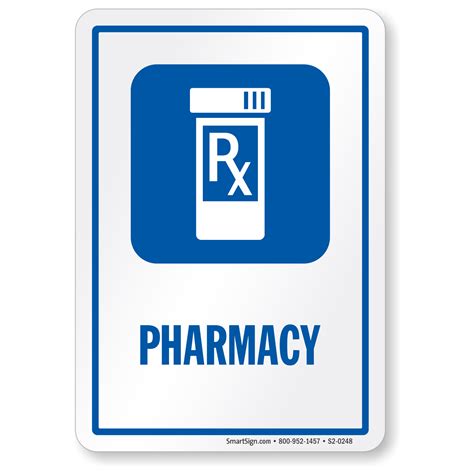 Pharmacy Sign for Hospitals, SKU: S2-0248