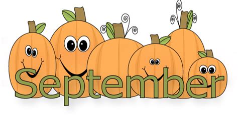 September Pumpkins Clip Art - September Pumpkins Image ...