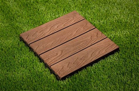 Century Outdoor Wood Look Deck Tiles Eco Friendly Composite Deck