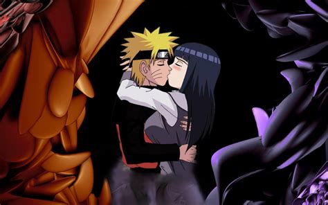 GIF Animado Do Naruto Beijando A Hinata