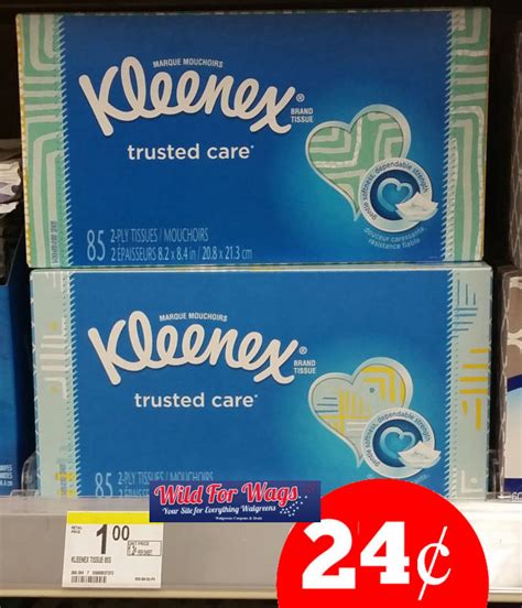 Pick Up A Box Of Kleenex 85ct Tissues For 24¢