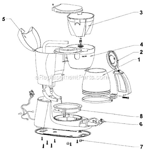 Mr Coffee Es11 Parts List And Diagram