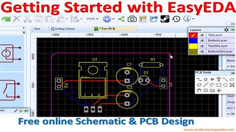 From various available modules, you need to use its pcbnew module to create a pcb design. Getting Started with EasyEDA - Free online Schematic & PCB ...