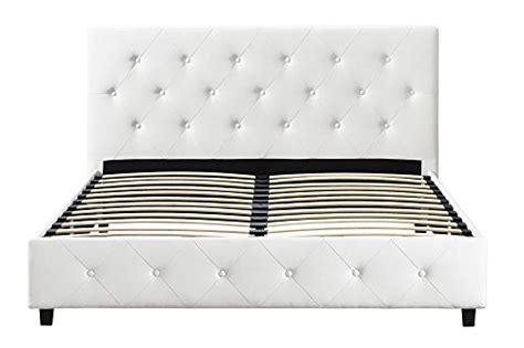 Dhp Dakota Upholstered Faux Leather Platform Bed With Wooden Slat