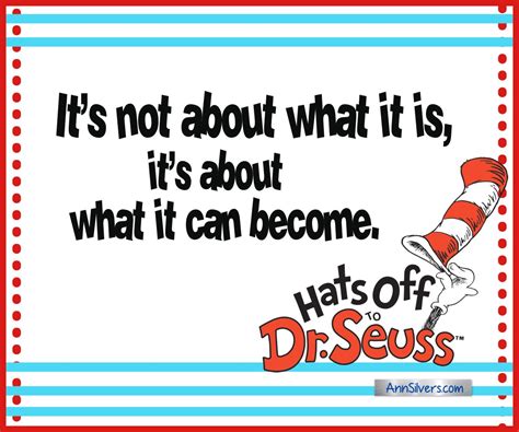 It's like you have a minute to breathe before the day starts to distract you and it's easier from then on to focus on everything throughout the day. 20 Best Famous Dr Seuss Quotes with Graphics - Ann Silvers, MA