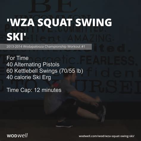 Wza Squat Swing Ski Workout 2013 2014 Wodapalooza Championship