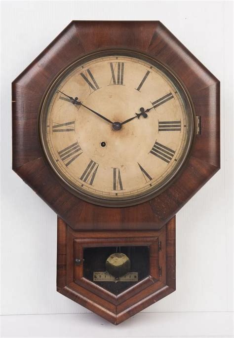 Ansonia Walnut Wall Clock 39 Cm Dial Clocks Wall Horology Clocks And Watches