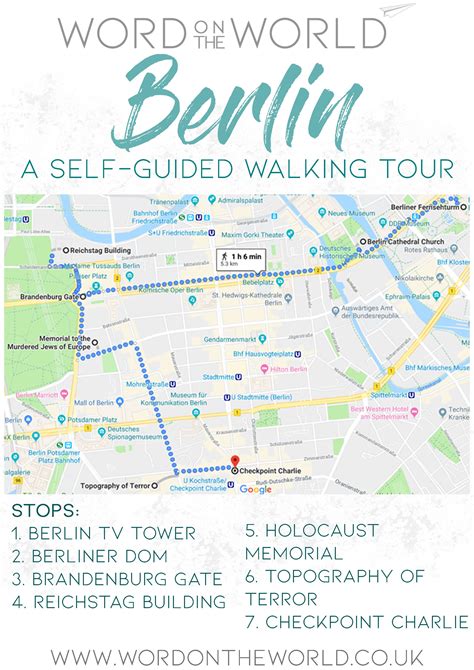 Berlin A Self Guided Walking Tour Berlin Walking Tour Berlin