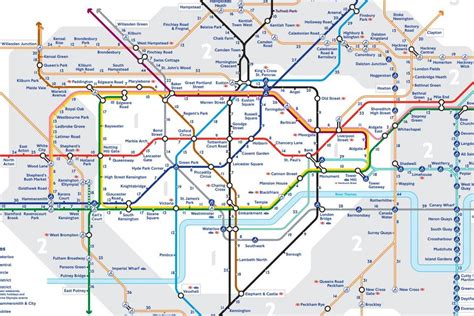Az új Londoni Metrótérkép Ami Mutatja Hány Perc Sétára Vannak A