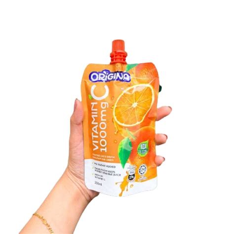 Origina Vitamin C 1000mg Orange Juice Flavour Perisa Oren Sesuai