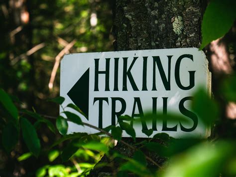 Hiking Trails Signage 1329858 Stock Photo At Vecteezy