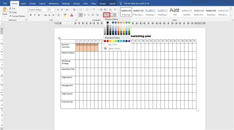 How To Make A Gantt Chart In Word