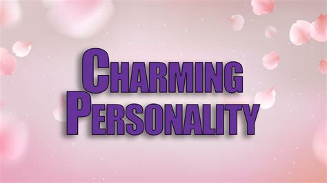 Charming Personality Mind Persuasion