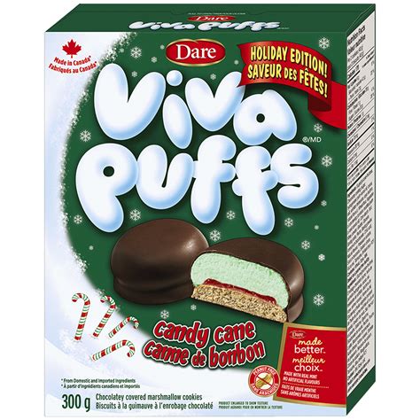Dare Viva Puffs Candy Cane 300g London Drugs