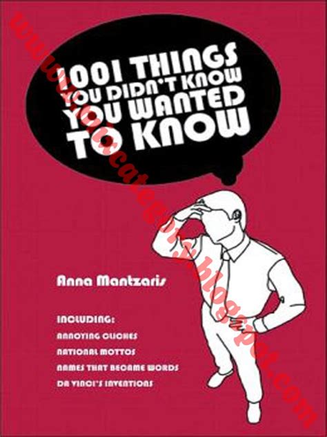 1001 Things You Didnt Know You Wanted To Know Ebook Download Free